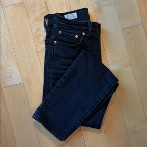 Levi’s Wedgie Slim Black 24W